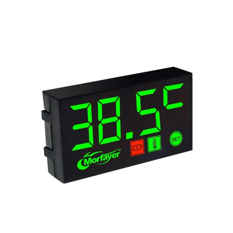 Compact LED Digital Display Time Voltmeter