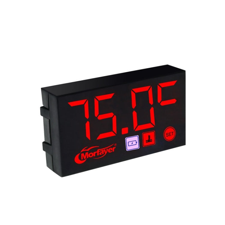 Compact LED Digital Display Time Voltmeter