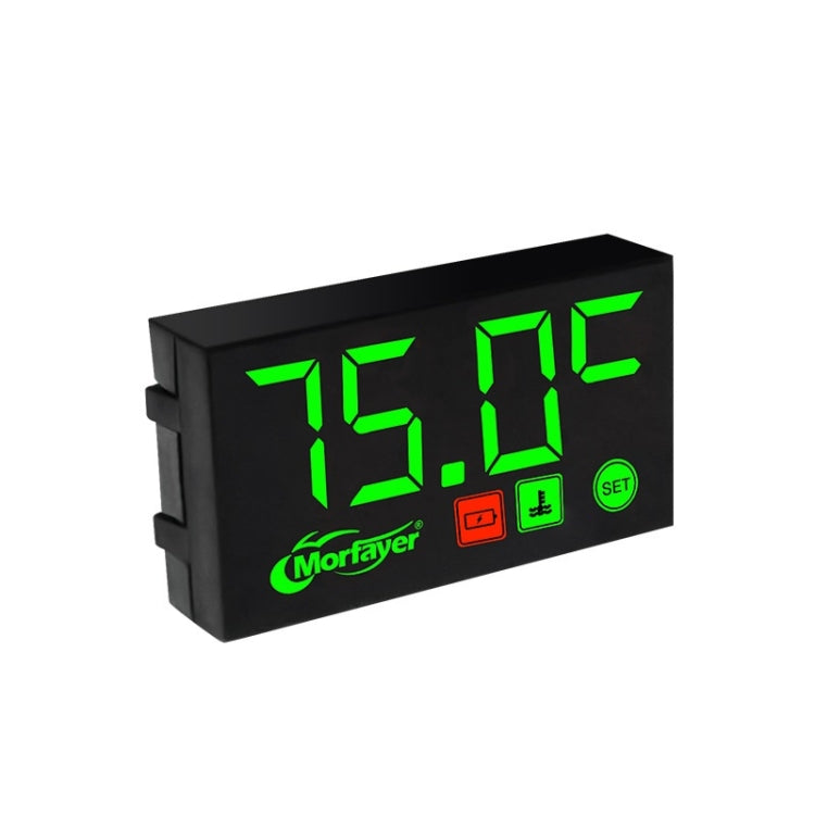 Compact LED Digital Display Time Voltmeter