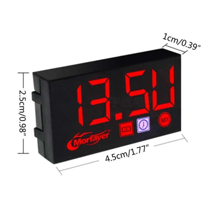 Compact LED Digital Display Time Voltmeter ÎҵÄÉ̵ê