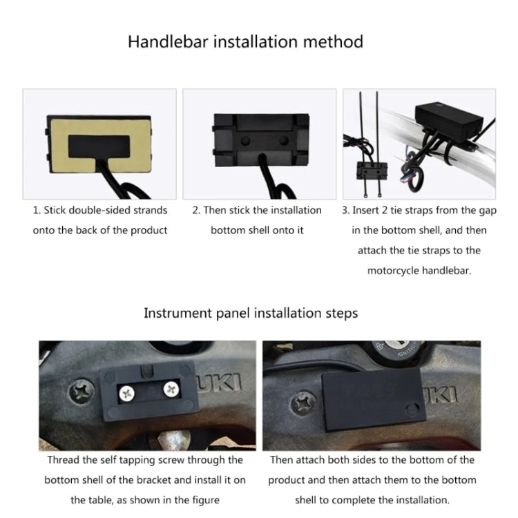 Compact LED Digital Display Time Voltmeter