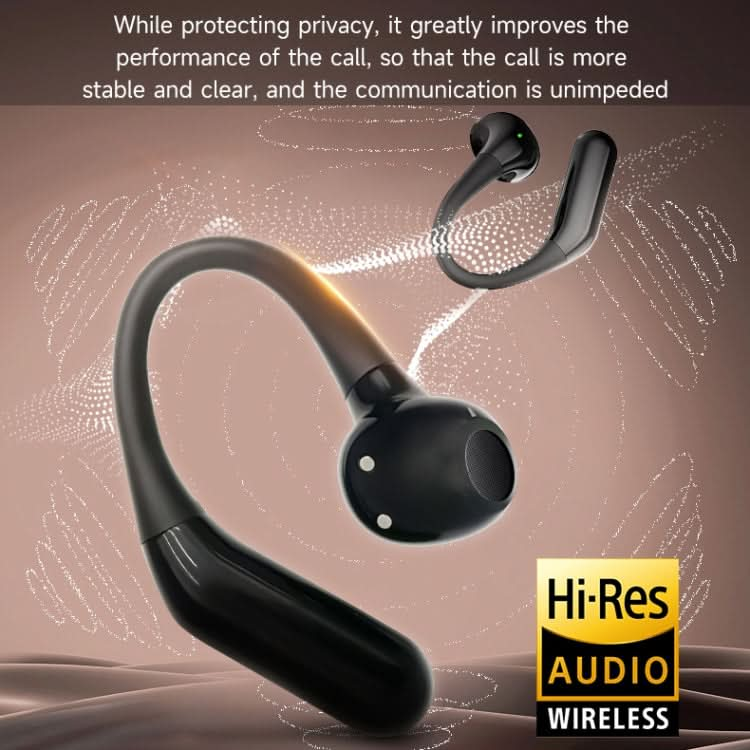 Half In-Ear Bluetooth Earphones Wireless Sports On-Ear Earphone