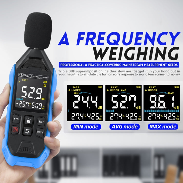 FNIRSI Noise Decibel Meter Home Volume Detector