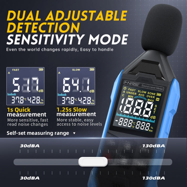 FNIRSI Noise Decibel Meter Home Volume Detector Reluova