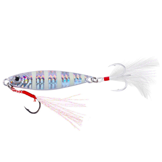 HENGJIA LB149 Slow Cranking Luminous Iron Plate Lead Fishing Bait Lua Naked Fake Bait Reluova