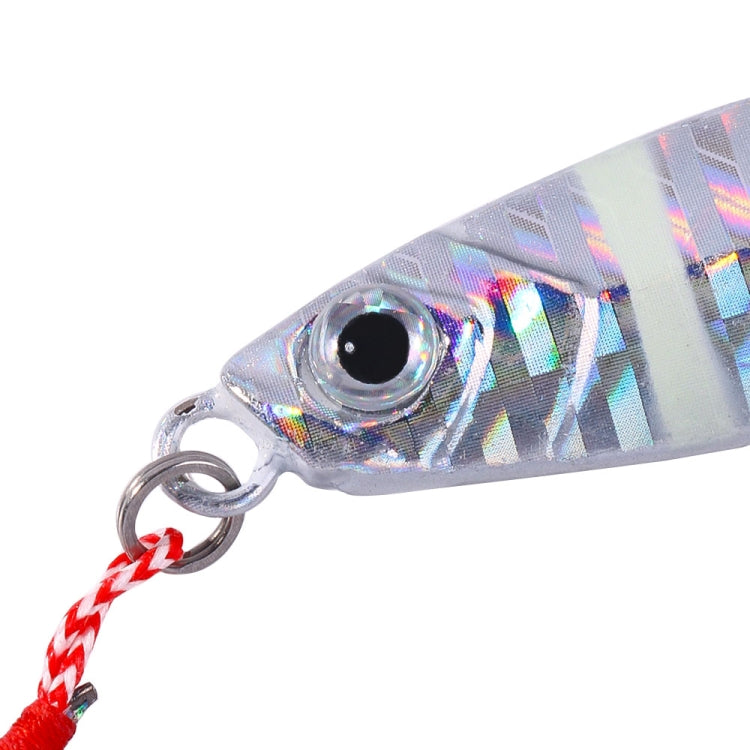 HENGJIA LB149 Slow Cranking Luminous Iron Plate Lead Fishing Bait Lua Naked Fake Bait Reluova