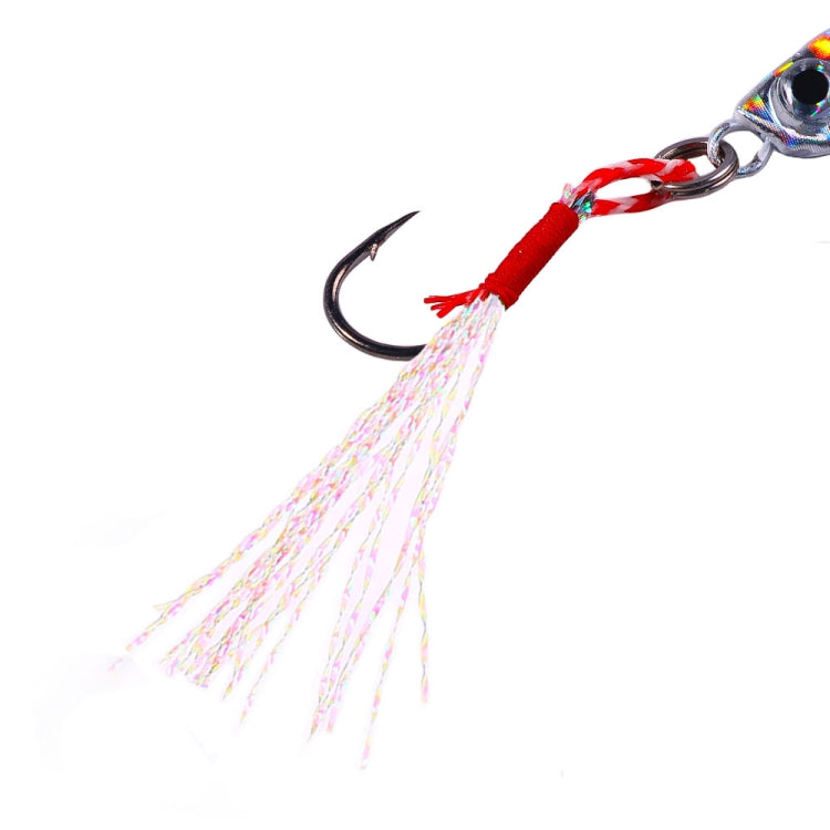 HENGJIA LB149 Slow Cranking Luminous Iron Plate Lead Fishing Bait Lua Naked Fake Bait Reluova