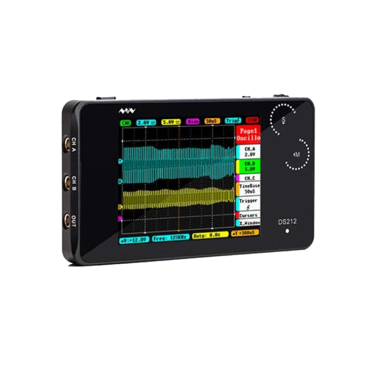 MINIWARE Dual Channel Mini Portable Handheld Digital Storage Oscilloscope