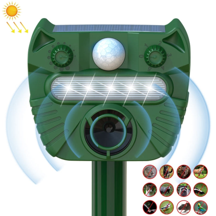 Outdoor Solar Animal Driving Device Ultrasonic Waterproof Infrared Sensor My Store