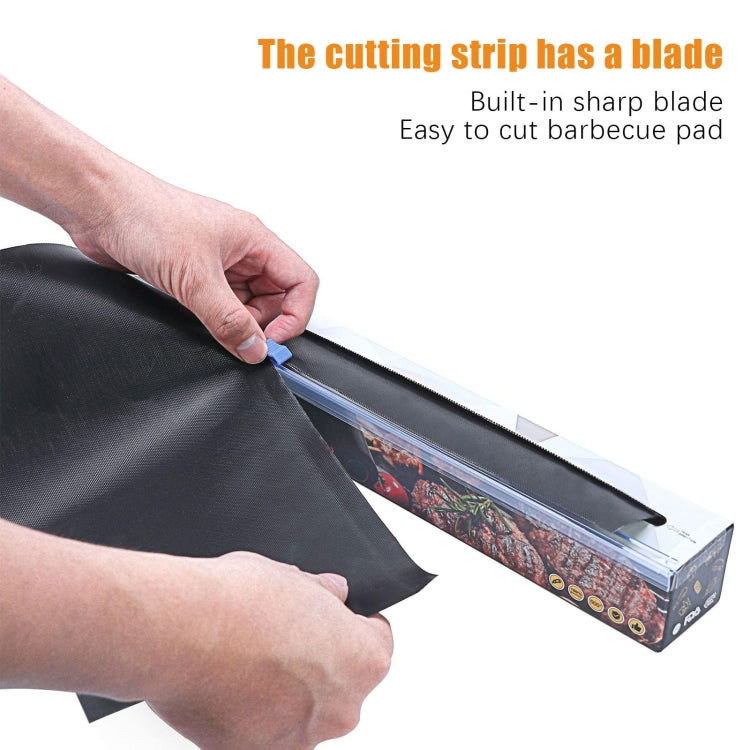 2m Non-Stick Freely Cuttable Grill Mat For Gas, Charcoal or Electric Grills-Reluova