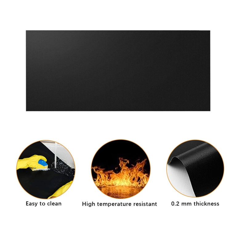 1m Non-Stick Freely Cuttable Grill Mat For Gas, Charcoal or Electric Grills-Reluova