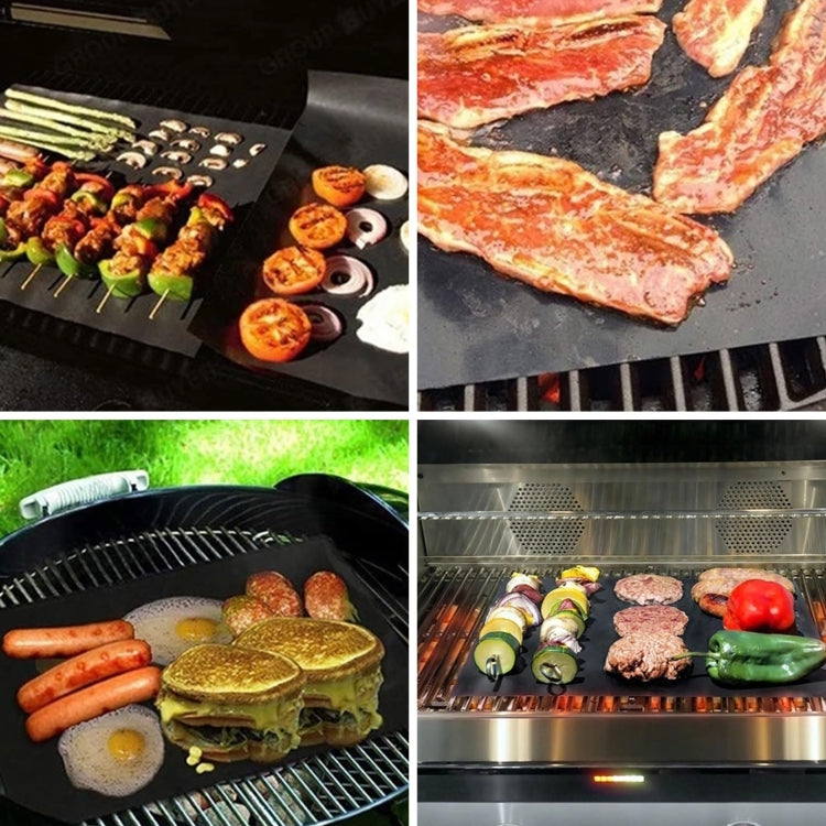 2m Non-Stick Freely Cuttable Grill Mat For Gas, Charcoal or Electric Grills-Reluova