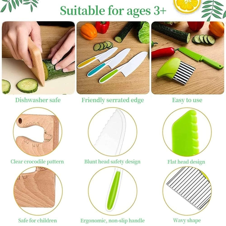 Children Cooking Knife Set Early Childhood Education Kitchen Tools