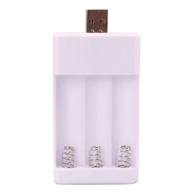 USB 3-Slot Battery Charger Universal Charger For Toys With AA / AAA Rechargeable Batteries Reluova