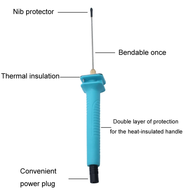 10cm KT Foam Board Cutting Pen Electrothermal Cutting Knife Thermal Melting Pen Tool(UK Plug)-Reluova