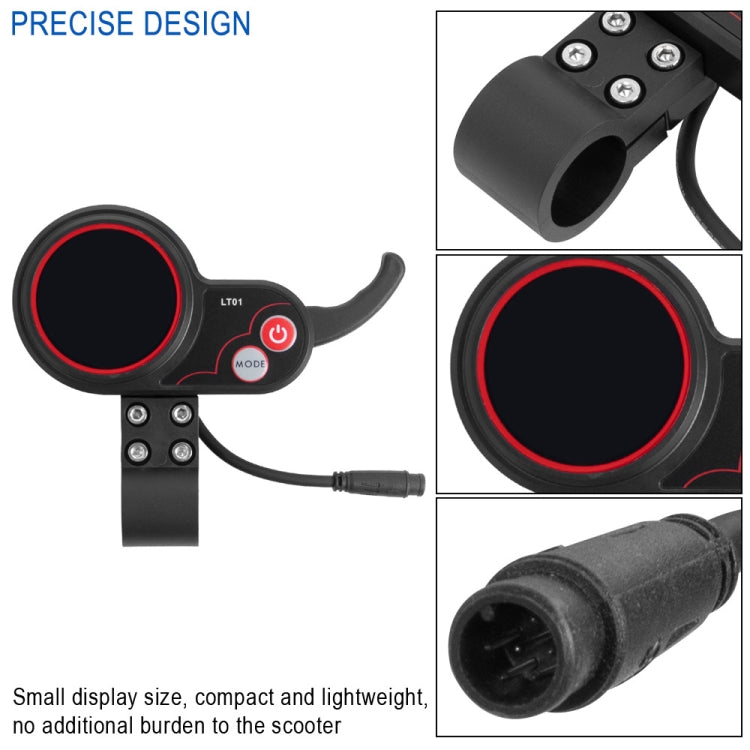 LT01 6 Pin Display Electric Scooter Instrument For Kaabo Mantis8 / Mantis10 / WOLF WARRIOR X Reluova