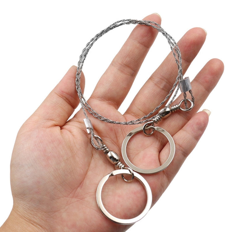 Stainless Steel Hand-pulled Wire Saw Rope Outdoor Camping Survival Equipment Saw