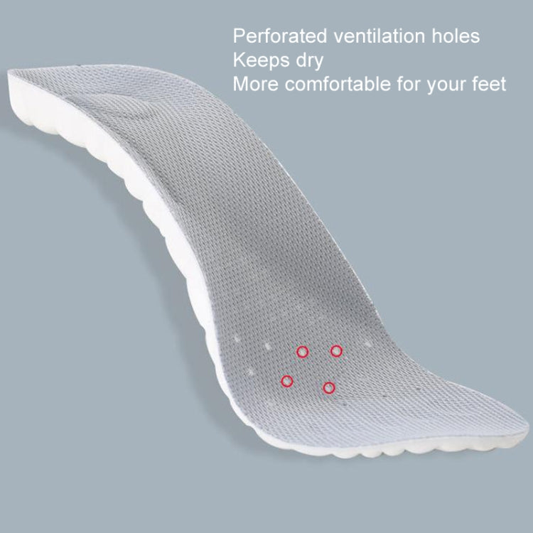 1pair Thickened Arch Support Cushioning Shock Absorbent Sweat Anti-Odor Breathable Insoles-Reluova