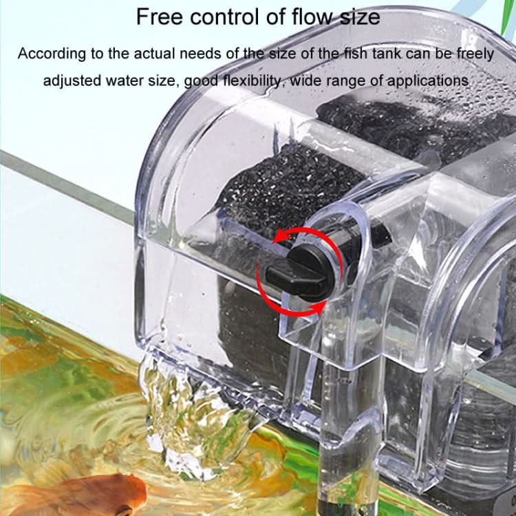 Wall Mounted Silent Fish Tank Filter Waterfall Aquarium Filtration Clean Oxygenator Pump - Reluova