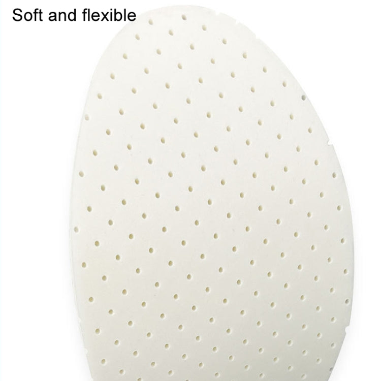 1pair Thin Latex Breathable and Sweat Absorbent Soft Bottom Comfort Shock Absorbing Insoles-Reluova