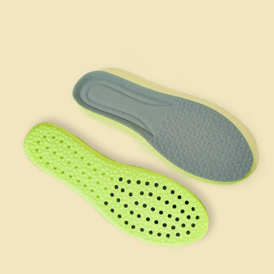 1pair High Elasticity Breathable Sweat Absorbent Shock Absorbent Cuttable Insoles-Reluova