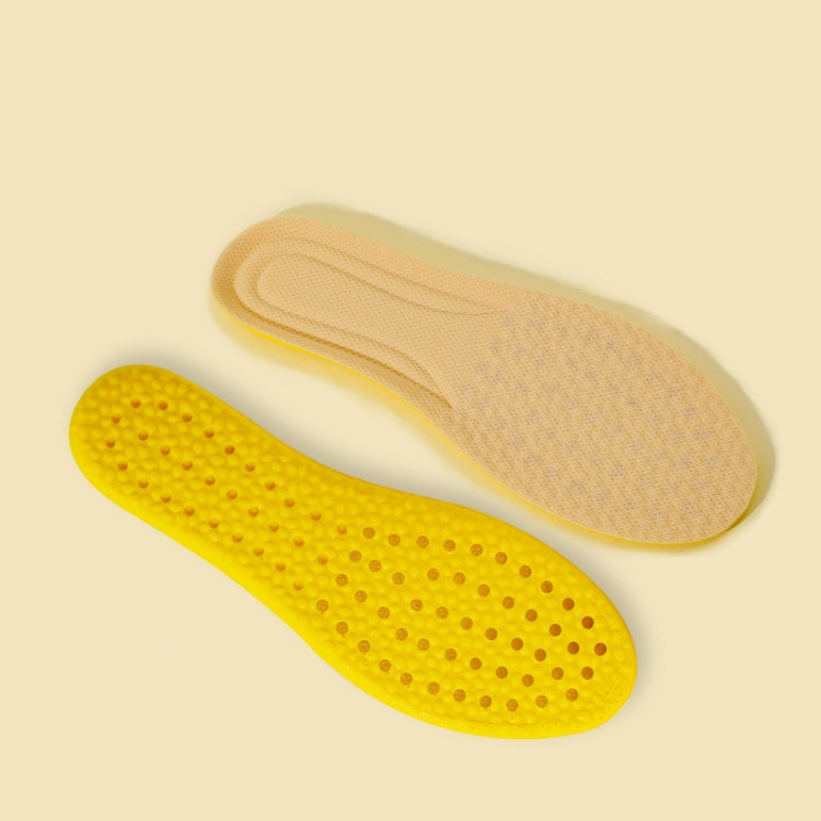 1pair High Elasticity Breathable Sweat Absorbent Shock Absorbent Cuttable Insoles-Reluova