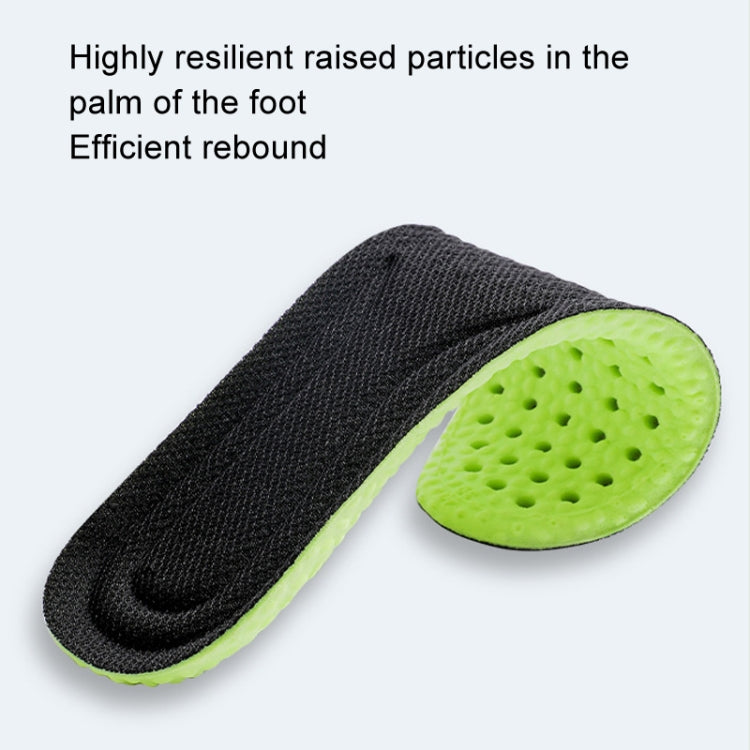 1pair High Elasticity Breathable Sweat Absorbent Shock Absorbent Cuttable Insoles-Reluova