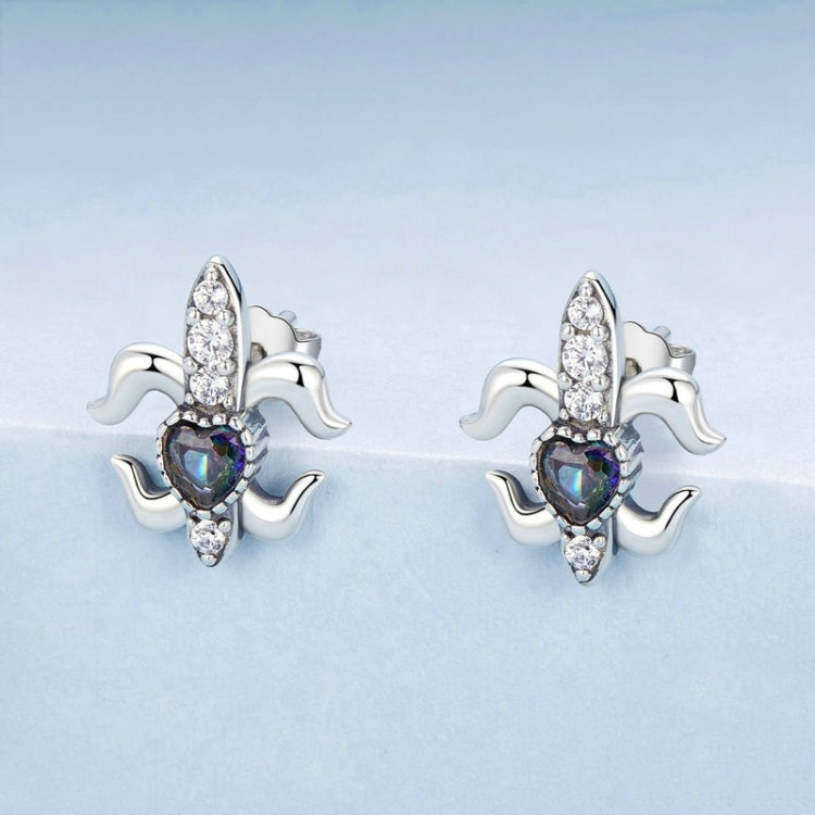 S925 Sterling Silver Iris Special-shaped Women Earrings My Store