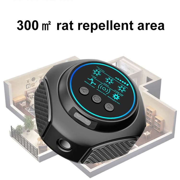 219 Intelligent Ultrasonic Multi-dimensional Frequency Conversion Home Indoor Mouse Repeller(Black)-Reluova