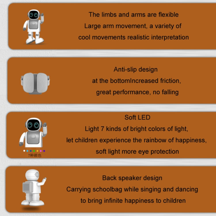 APP Intelligent Programming Astronaut Bluetooth Audio Dancing Robot