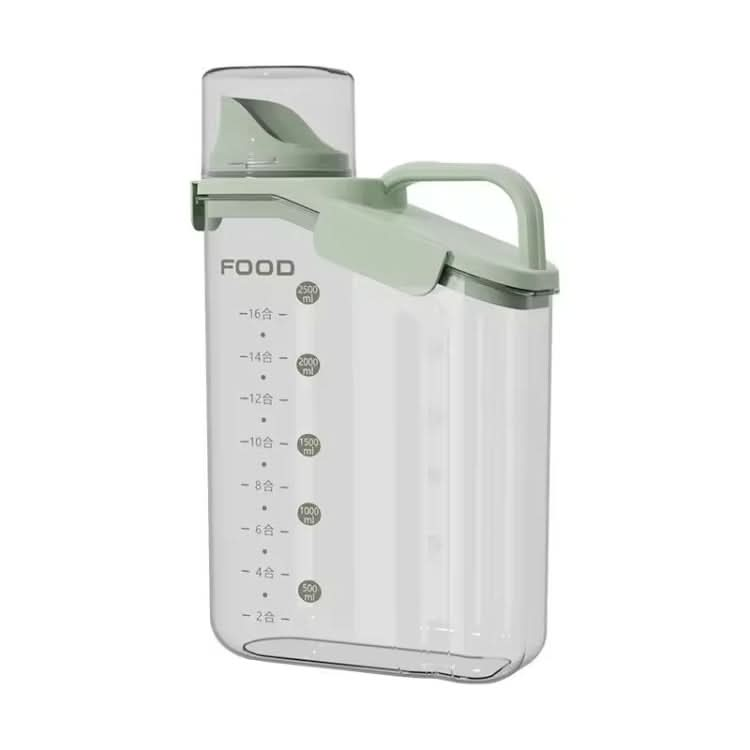 Plastic Sealed Grains Container Dry Food Storage Bin with Measuring Cup Pouring Spout Reluova