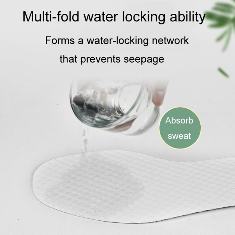 20pcs /Pack Summer Thin Disposable Insoles Cuttable Sweat-Absorbent And Breathable Footbeds-Reluova