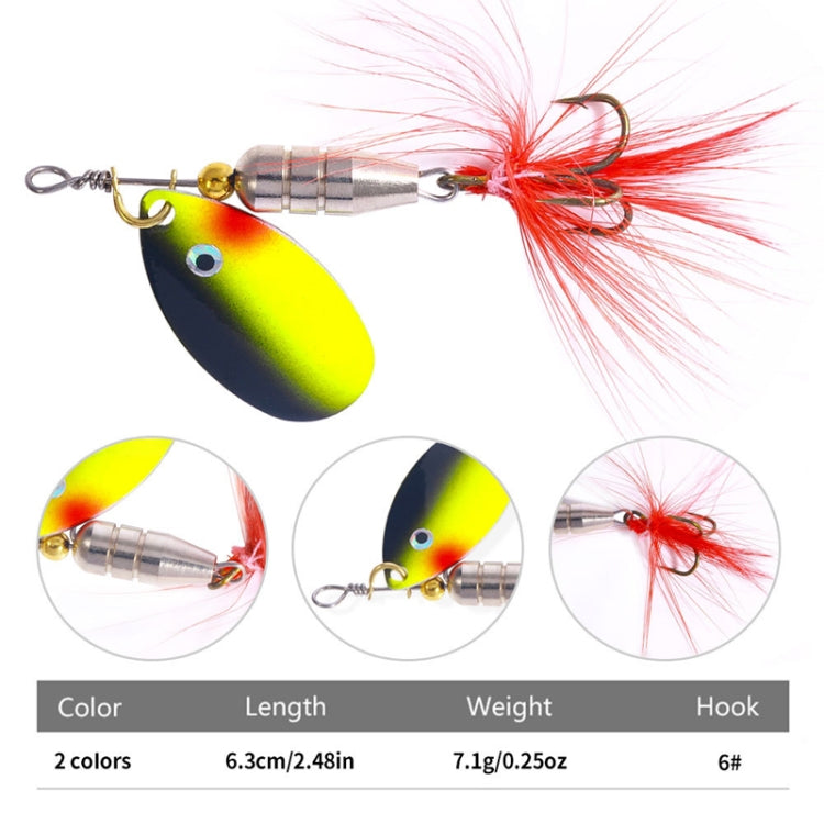 HENGJIA Composite Metal Sequins Fishing Lure Freshwater Fishing Dummy Bait