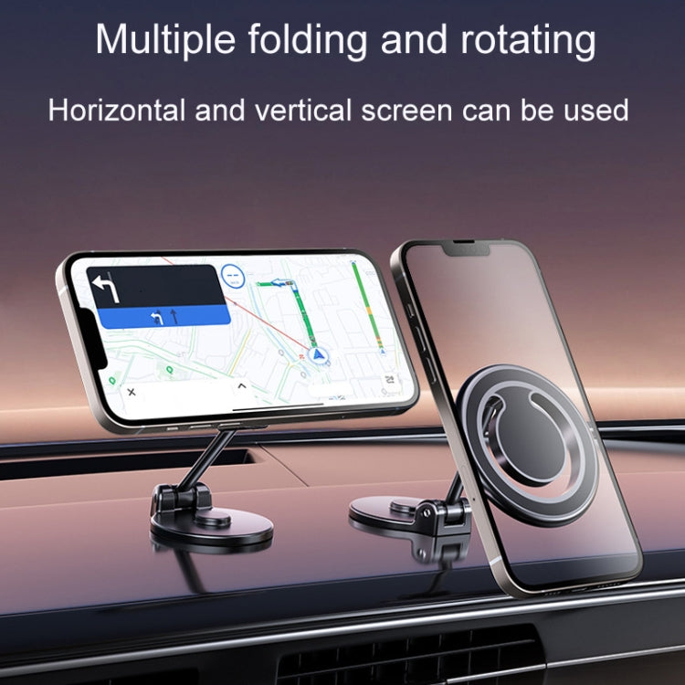 Magnetic Folding Car Phone Holder Rotatable Dashboard Stick-On Navigation Stand ÎҵÄÉ̵ê