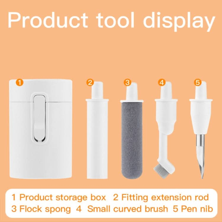 Q5D Mini Portable Bluetooth Headset Mobile Phone Cleaning Pen Multifunctional Cleaning Stick