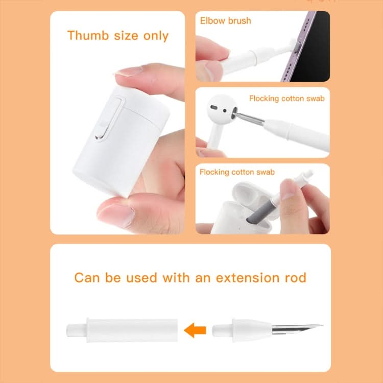 Q5D Mini Portable Bluetooth Headset Mobile Phone Cleaning Pen Multifunctional Cleaning Stick