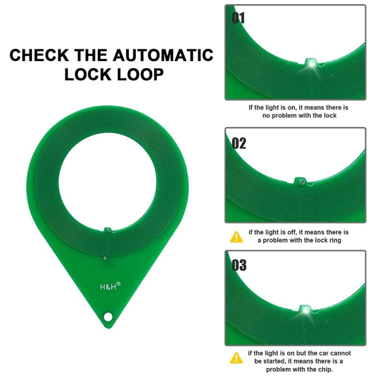 Automobile ECU Induction Signal Automatic Lock Detection Card