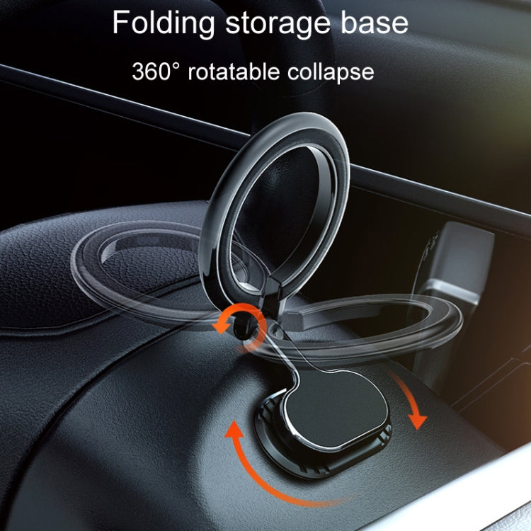 Magnetic Folding Car Phone Holder Rotatable Steering Wheel Stick-On Navigation Stand ÎҵÄÉ̵ê