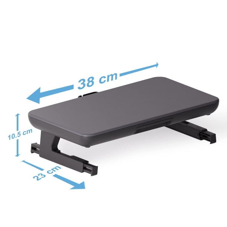 Oimaster Monitor Stand Riser Adjustable Height Laptop Bracket With Storage Drawer