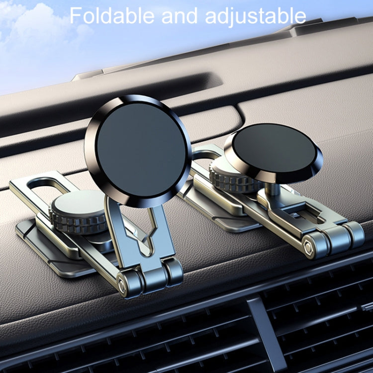 Foldable Suspension Car Phone Holder Magnetic Slide Type Metal Navigation Stand ÎҵÄÉ̵ê