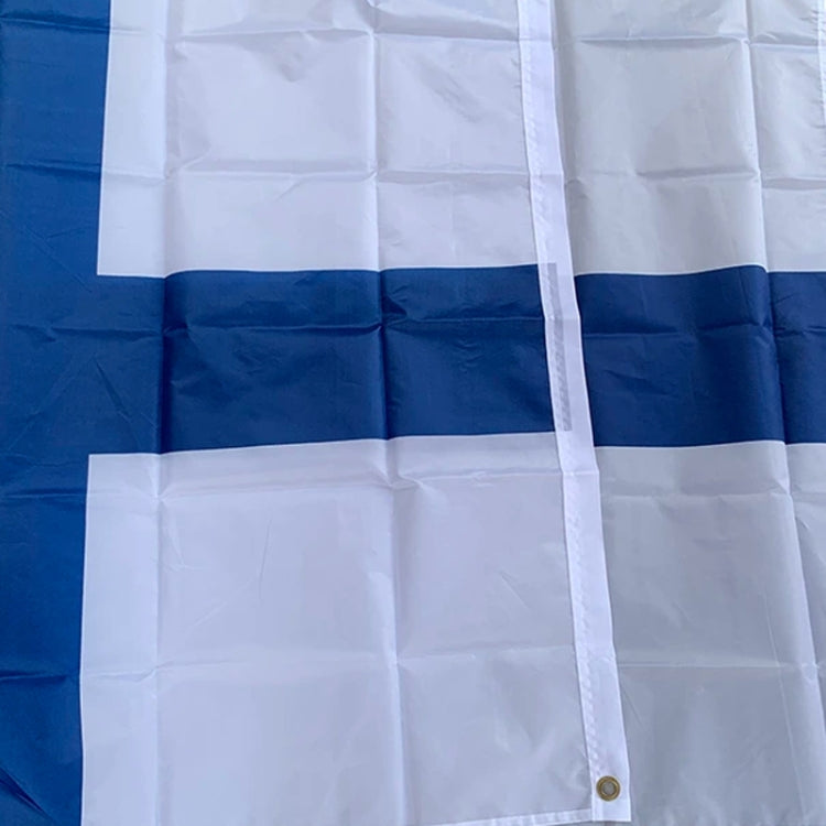 90 x 150cm Finnish Flag No. 4 Polyester Flag My Store