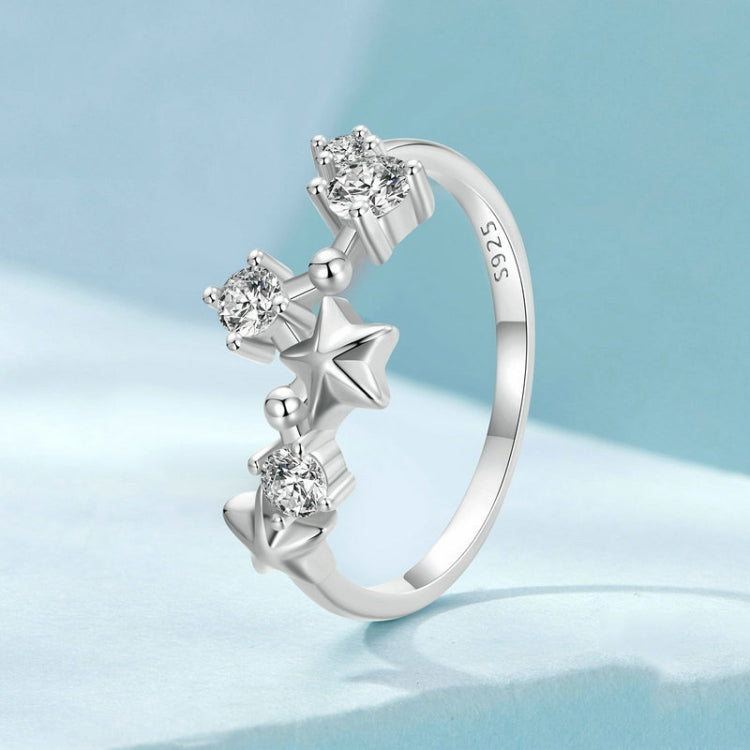 S925 Sterling Silver Big Dipper Ring Star Female Ring My Store