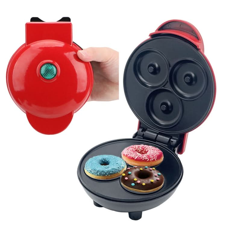 350W Mini Donut Maker Machine Can Make 3 Doughnuts-Reluova