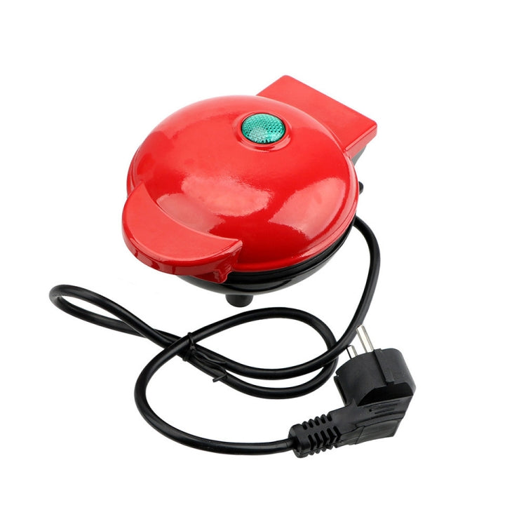 350W Mini Donut Maker Machine Can Make 3 Doughnuts 220V EU Plug(Red)-Reluova