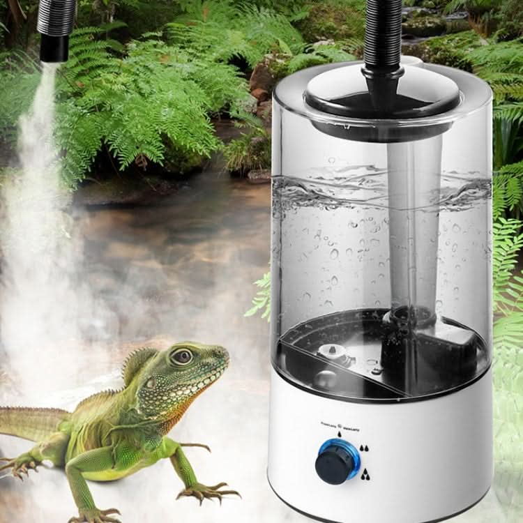 4L Reptile Humidifier Fogger Cool Mist Fog Mister with Tube for Tortoise Habita - Reluova