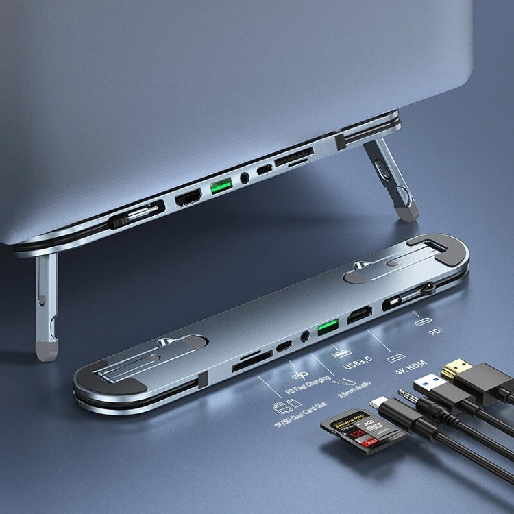 USB-C/Type-C HUB Docking Station Laptop Stand Holder