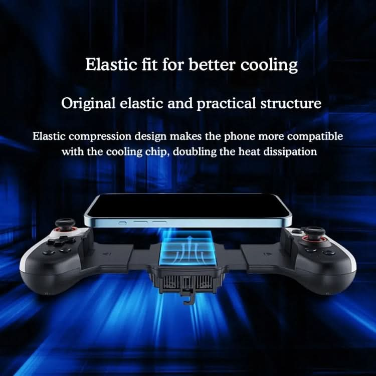 Mobile Phone Gaming Controller with Cooler & 2 Back Button Macro Programmable