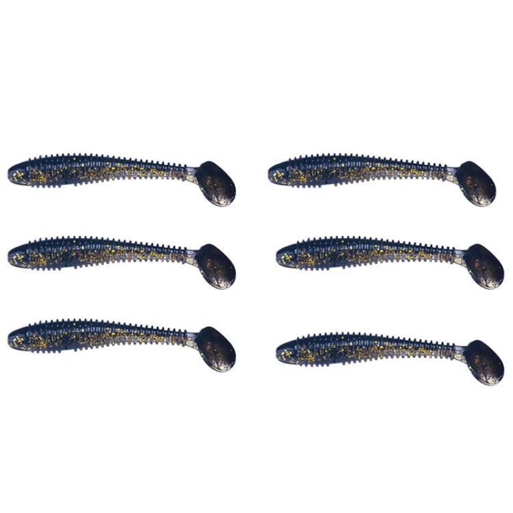 HENGJIA Spaghetti Worm T-Tail Soft Bait Spiral Fishing Dummy Lures