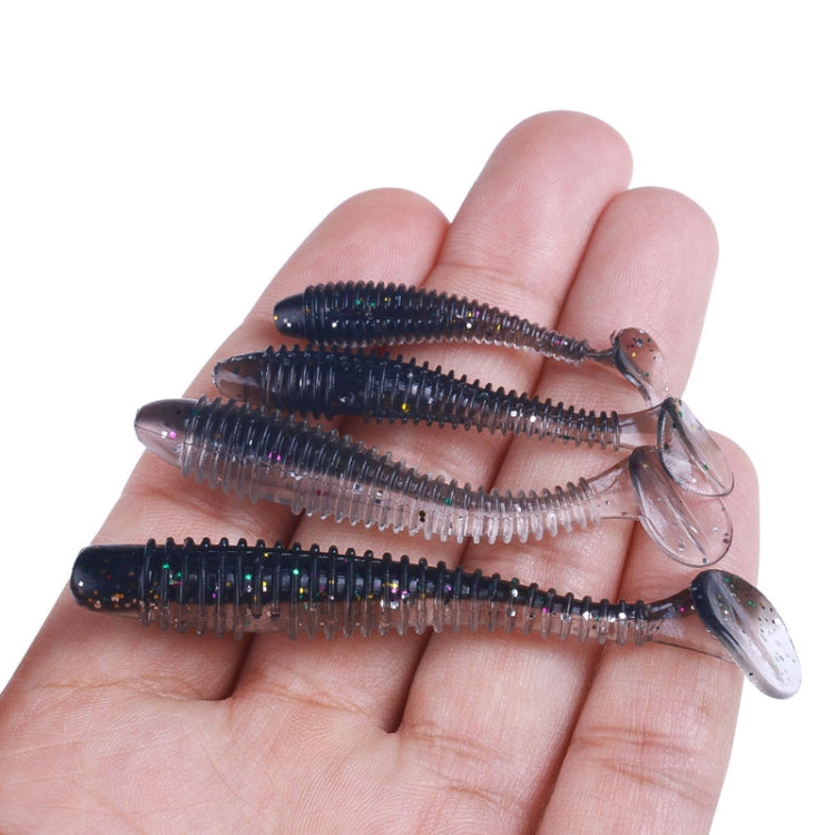 HENGJIA Spaghetti Worm T-Tail Soft Bait Spiral Fishing Dummy Lures Reluova