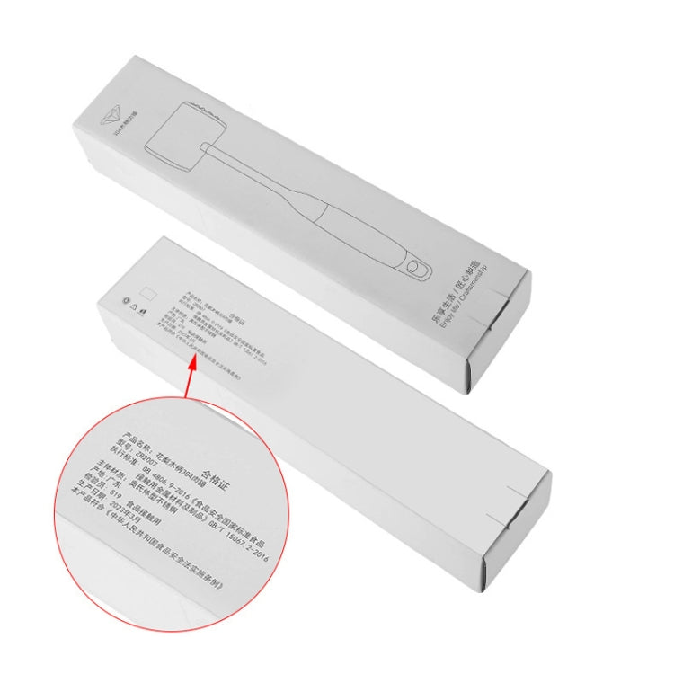 304 Stainless Steel Beef Hammer Thickened Solid Knocker Kitchen Double Sided Meat Looser, Handle: Aluminum-Reluova